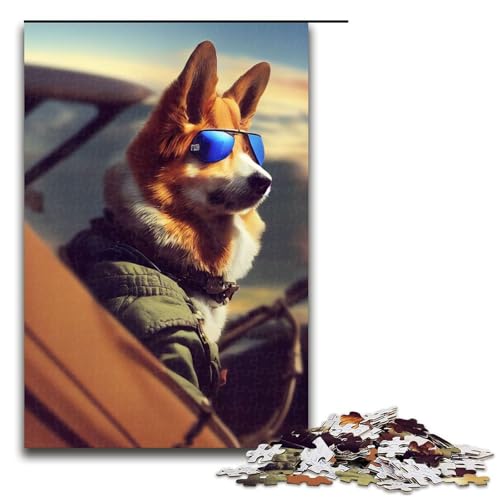 Puzzle „Rufzeichen Corgi“, 1000 Teile, für Erwachsene, Lernspiele, Weihnachts- und Geburtstagsgeschenke für Teenager ab 14 Jahren, 50 x 75 cm Puzzle „Rufzeichen Corgi“, 1000 Teile, für Erwachsene, Lernspiele, Weihnachts- und Geburtstagsgeschenke für Teenager ab 14 Jahren, 50 x 75 cm von WGLINGX