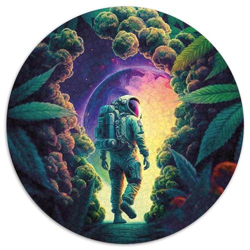 Puzzle 1000 Teile, Astronaut, Unmögliches Puzzle für Erwachsene, DIY-Heimdekoration, Denksportspiel für Teenager (67,5 x 67,5 cm) von WGLINGX