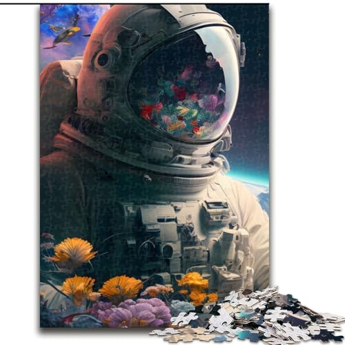 Puzzle 1000 Teile, Astronauten-Blumen, Puzzle 1000 Teile für Erwachsene, perfekt für Teenager und Familien, Größe 26x38cm Puzzle 1000 Teile, Astronauten-Blumen, Puzzle 1000 Teile für Erwachsene, perfekt für Teenager und Familien, Größe 26x38cm von WGLINGX