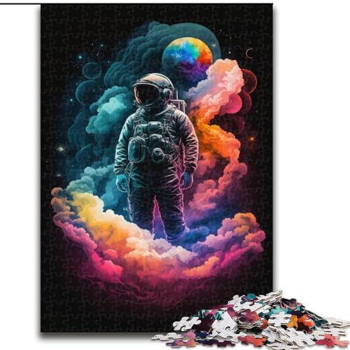 Puzzle 1000 Teile, Astronauten-Puzzle, Holzpuzzle, Spielzeug, Geschenk, pädagogisches, intellektuelles, entspannendes Familienspiel (Größe 50x75cm) von WGLINGX