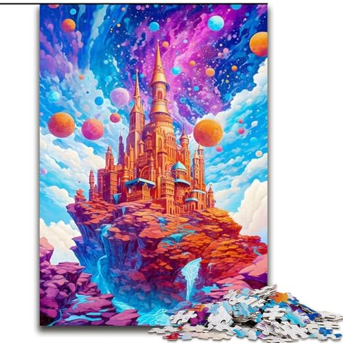 Puzzle 1000 Teile, Der Goldpalast-Weltraum, Holzpuzzle, DIY-Heimdekor, Denksportspiel für Teenager (Größe 26x38cm) von WGLINGX