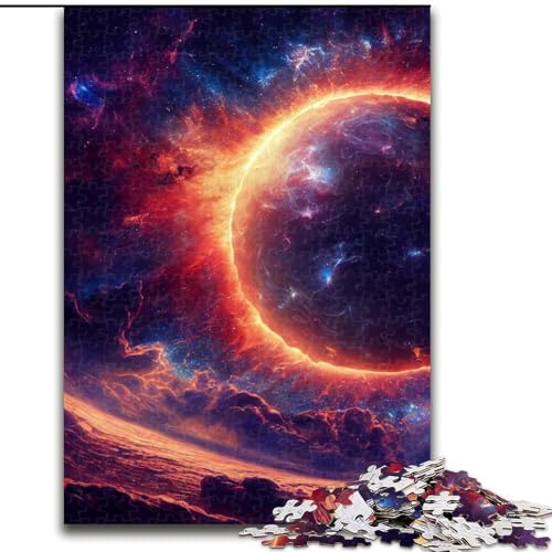 Puzzle 1000 Teile, Ende des Universums, Holzpuzzle, Spielzeug, Geschenk, pädagogisches, intellektuelles, entspannendes Familienspiel (Größe 50x75cm) von WGLINGX