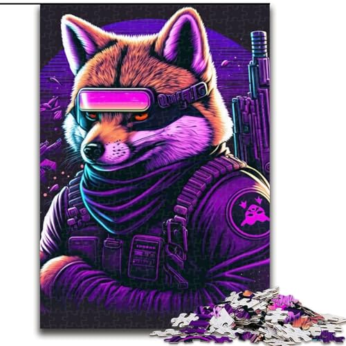 Puzzle 1000 Teile, Fuchs-Tierpuzzle für Erwachsene, Spaß für die ganze Familie, Basteln, perfekt für Geburtstage, Feiertage, Größe 50x75cm Puzzle 1000 Teile, Fuchs-Tierpuzzle für Erwachsene, Spaß für die ganze Familie, Basteln, perfekt für Geburtstage, Feiertage, Größe 50x75cm von WGLINGX