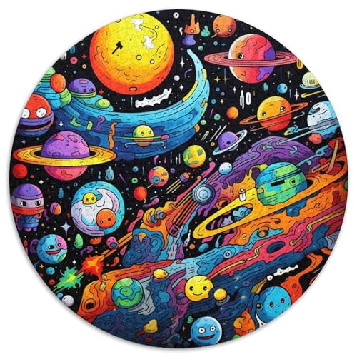 Puzzle 1000 Teile, Galaxie-Planet, Karton-Puzzle, unmöglich, pädagogische Heimdekoration, Spiele und Geschenke (67,5 x 67,5 cm) von WGLINGX