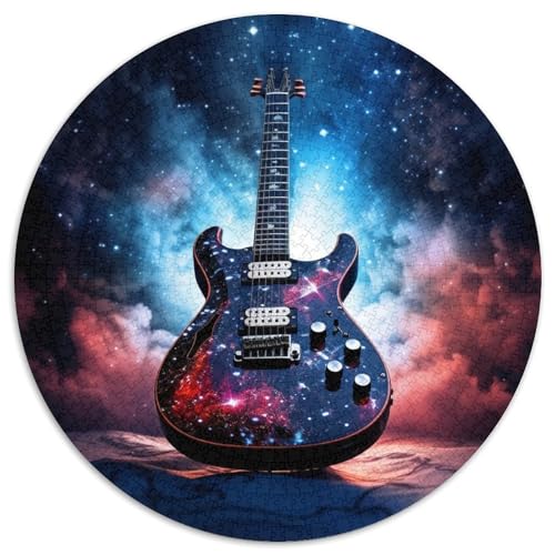 Puzzle 1000 Teile, Galaxy-Gitarren-Puzzle, 1000 Teile, ideal für Verliebte, perfektes Weihnachts-, Neujahrs- und Valentinstagsgeschenk (67,5 x 67,5 cm) von WGLINGX