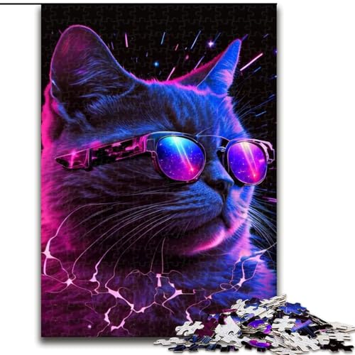 Puzzle 1000 Teile, Gaming-Katzen-Puzzle, 1000 Teile für Erwachsene, perfekt für Teenager und Familien, Größe 26x38cm Puzzle 1000 Teile, Gaming-Katzen-Puzzle, 1000 Teile für Erwachsene, perfekt für Teenager und Familien, Größe 26x38cm von WGLINGX