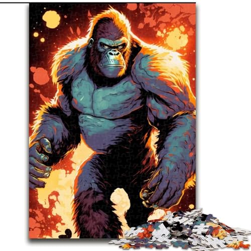 Puzzle 1000 Teile, Gorilla-Zauberpuzzle für Erwachsene, Familienspaß, Basteln, perfekt für Geburtstage, Feiertage, Größe 26x38cm Puzzle 1000 Teile, Gorilla-Zauberpuzzle für Erwachsene, Familienspaß, Basteln, perfekt für Geburtstage, Feiertage, Größe 26x38cm von WGLINGX