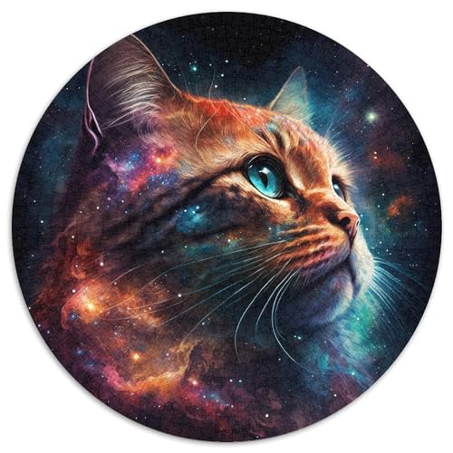 Puzzle 1000 Teile, Katzen-Puzzle aus Karton, unmögliche Lernspiele und Geschenke für die Heimdekoration (67,5 x 67,5 cm) von WGLINGX