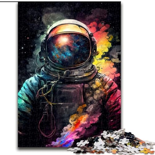Puzzle 1000 Teile, Neon-Astronauten-Puzzle, 1000 Teile für Erwachsene, perfekt für Teenager und Familien, Größe 50x75cm von WGLINGX