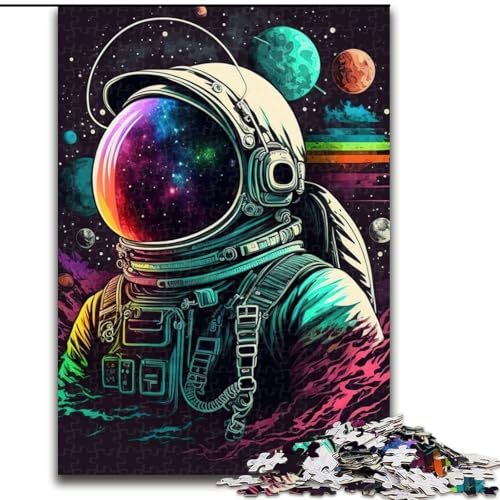 Puzzle 1000 Teile, Neon-Astronauten-Puzzle für Erwachsene, Spaß für die ganze Familie, Basteln, perfekt für Geburtstage, Feiertage, Größe 26x38cm Puzzle 1000 Teile, Neon-Astronauten-Puzzle für Erwachsene, Spaß für die ganze Familie, Basteln, perfekt für Geburtstage, Feiertage, Größe 26x38cm von WGLINGX