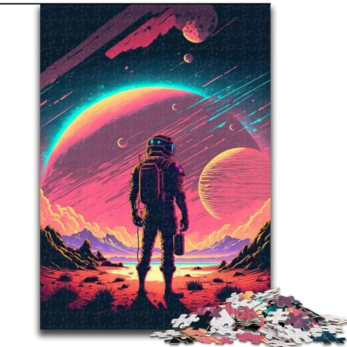 Puzzle 1000 Teile, Neue Welten entdecken, Puzzle 1000 Teile für Erwachsene, Teenager, Stressabbau, Cooles einzigartiges Geschenk für die Familie (Größe 26x38cm) von WGLINGX
