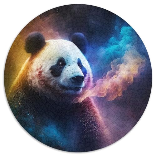 Puzzle 1000 Teile, Panda-Nebel, Unmögliches Puzzle für Erwachsene, DIY-Heimdekoration, Denksportspiel für Teenager (67,5 x 67,5 cm) von WGLINGX