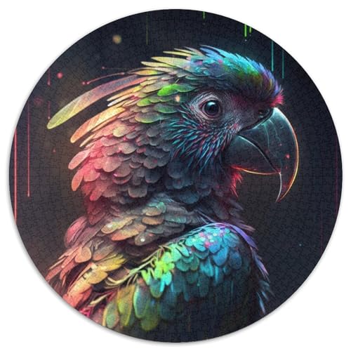 Puzzle 1000 Teile, Papageien-Puzzle für Erwachsene, Denkspiel für Teenager und Familieninteraktion, 1000 Teile (67,5x67,5cm) von WGLINGX