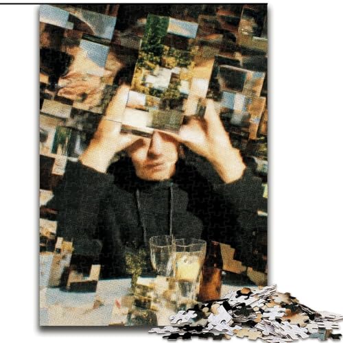 Puzzle 1000 Teile, Psychedelische Kunst, 1000 Teile, Puzzle-Geschenke, anspruchsvolles DIY-Denkspiel, interaktives Familienspiel (Größe 50x75cm) von WGLINGX