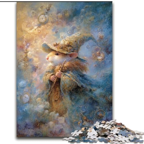 Puzzle 1000 Teile, Ratten-Zauberer, Puzzle für Erwachsene, 1000 Teile, Familienaktivitätsspiel, Heimdekoration, Wandkunst (Größe 50x75cm) von WGLINGX