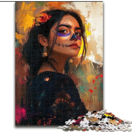 Puzzle 1000 Teile, Skullgirls-Puzzle für Erwachsene, Familienaktivitätsspiel für Teenager, anspruchsvolles Denkspiel (Größe 26x38cm) von WGLINGX