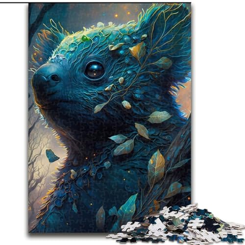 Puzzle 1000 Teile, Supernatural Koala-Puzzle für Erwachsene, Spaß für die ganze Familie, Basteln, perfekt für Geburtstage, Feiertage, Größe 26x38cm Puzzle 1000 Teile, Supernatural Koala-Puzzle für Erwachsene, Spaß für die ganze Familie, Basteln, perfekt für Geburtstage, Feiertage, Größe 26x38cm von WGLINGX