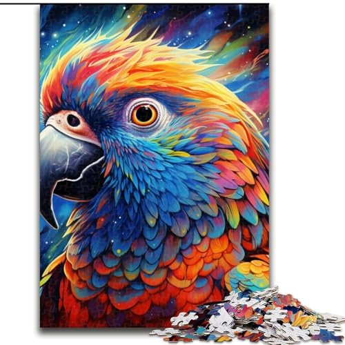 Puzzle 1000 Teile, Tiere, Vögel, Papageien, 1000-teiliges Puzzle, anspruchsvolle DIY-Kunst für Enthusiasten, Entspannung (Größe 26x38cm) von WGLINGX