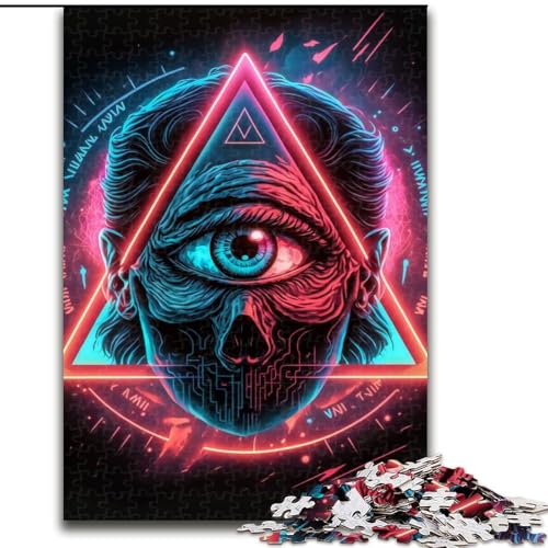 Puzzle 1000 Teile „Das Auge der Vorsehung“, Puzzle für Erwachsene, Familienspaß, Basteln, perfekt für Geburtstage, Feiertage, Größe 50x75cm Puzzle 1000 Teile „Das Auge der Vorsehung“, Puzzle für Erwachsene, Familienspaß, Basteln, perfekt für Geburtstage, Feiertage, Größe 50x75cm von WGLINGX