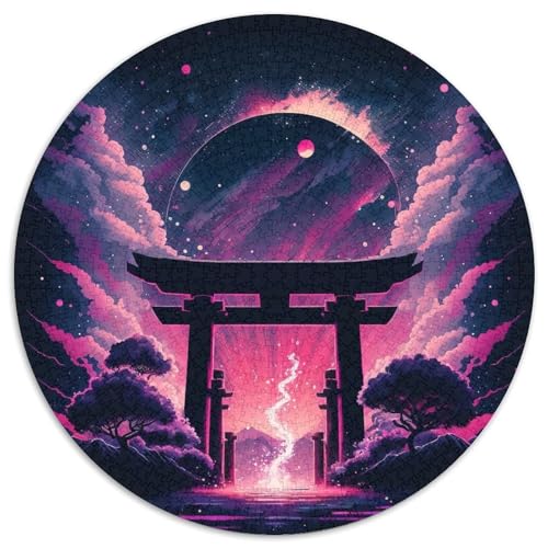 Puzzle 1000 Teile „Tor zum Kosmos“, Kartonpuzzle, unmöglich, pädagogische Heimdekoration, Spiele und Geschenke (67,5 x 67,5 cm) von WGLINGX