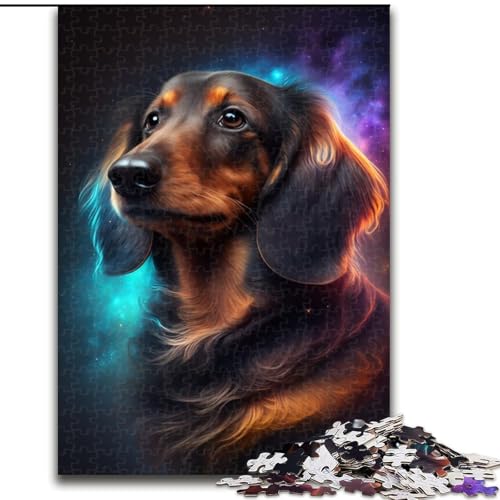 Puzzle 1000 Teile Dackel-Puzzle für Erwachsene, Familienspaß, Basteln, perfekt für Geburtstage, Feiertage, Größe 26x38cm Puzzle 1000 Teile Dackel-Puzzle für Erwachsene, Familienspaß, Basteln, perfekt für Geburtstage, Feiertage, Größe 26x38cm von WGLINGX