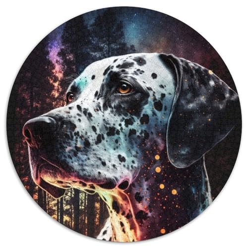 Puzzle 1000 Teile Dalmatiner-Puzzle für Erwachsene, Denkspiel für Teenager und Familieninteraktion, 1000 Teile (67,5x67,5cm) von WGLINGX