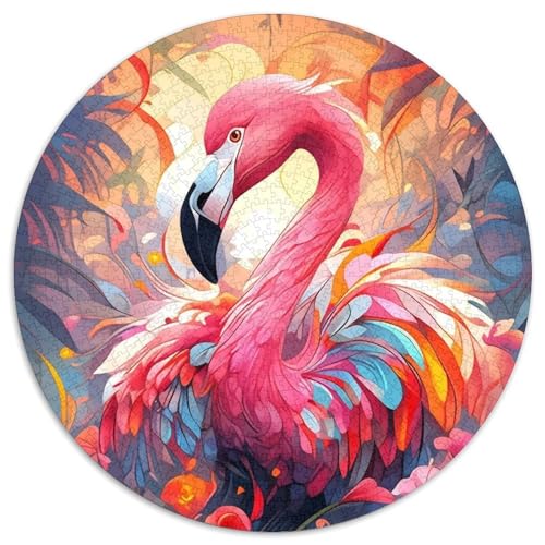 Puzzle 1000 Teile Flamingo-Puzzle für Erwachsene, Denkspiel für Teenager und Familieninteraktion, 1000 Teile (67,5x67,5cm) von WGLINGX