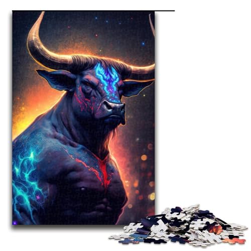 Puzzle 1000 Teile Mutant Cow Puzzle für Erwachsene Holzpuzzle Herausforderndes Spiel 19,69x29,53 Zoll Puzzle 1000 Teile Mutant Cow Puzzle für Erwachsene Holzpuzzle Herausforderndes Spiel 19,69x29,53 Zoll von WGLINGX