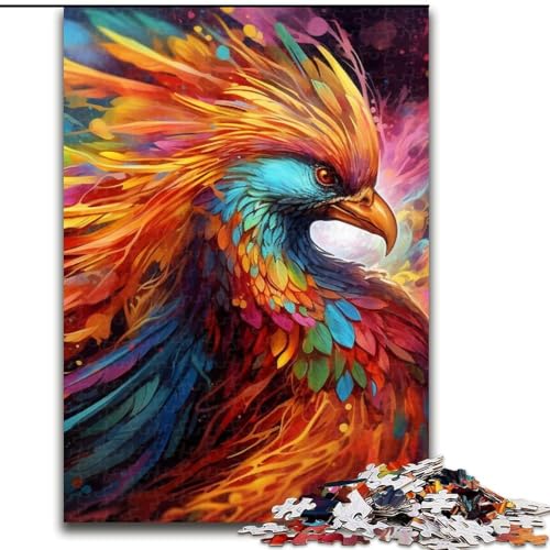 Puzzle 1000 Teile Phoenix, 1000-teiliges Puzzle, Spaß für die ganze Familie, Basteln, perfekt für Geburtstage, Feiertage (Größe 50x75cm) von WGLINGX