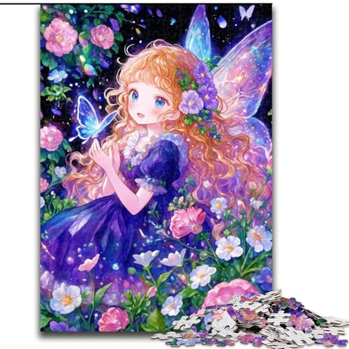Puzzle 1000 Teile für Erwachsene, Anime-Mädchen-Puzzle, Weihnachten, Halloween, Muttertag, Neujahr, Ostergeschenk (Größe 26x38cm) von WGLINGX