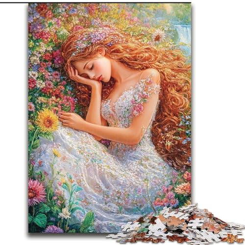 Puzzle 1000 Teile für Erwachsene, Anime-Mädchen-Puzzles für 1000 Teile, Denkspiel für Teenager, Familienspieleabend (Größe 50x75cm) von WGLINGX