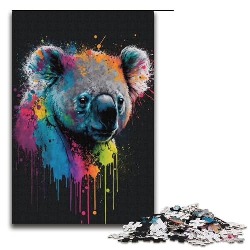 Puzzle 1000 Teile für Erwachsene, Art Koalas, Künstler-Sammlung, Bildende Kunst, 38 x 26 cm Puzzle 1000 Teile für Erwachsene, Art Koalas, Künstler-Sammlung, Bildende Kunst, 38 x 26 cm von WGLINGX