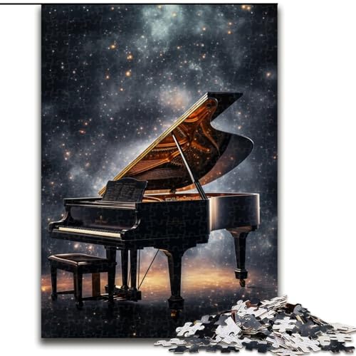 Puzzle 1000 Teile für Erwachsene, Art Star Piano-Puzzles für Erwachsene, ideal als Dekoration für Zuhause und Büro, Geburtstag (Größe 26x38cm) von WGLINGX
