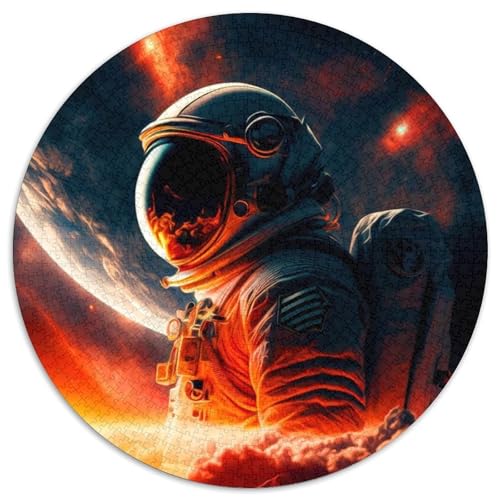 Puzzle 1000 Teile für Erwachsene, Astronaut, schwierige Puzzles für Erwachsene, Denkspiel für Teenager, Familienspieleabend (67,5x67,5cm) von WGLINGX