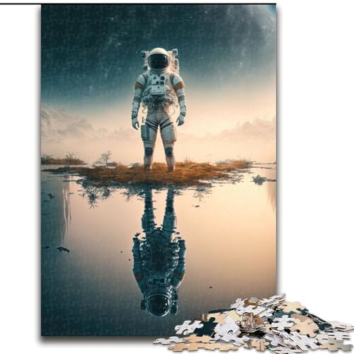 Puzzle 1000 Teile für Erwachsene, Astronaut auf neuem Planeten, schwierige Puzzles für Erwachsene, Lernspielzeug (Größe 26x38cm) von WGLINGX