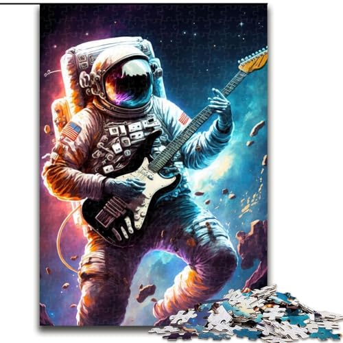 Puzzle 1000 Teile für Erwachsene, Astronaut spielt Gitarre, anspruchsvolle Puzzles für Familienspaß, perfekt für Feiertage, interaktive Spieleabende, Größe 26x38cm Puzzle 1000 Teile für Erwachsene, Astronaut spielt Gitarre, anspruchsvolle Puzzles für Familienspaß, perfekt für Feiertage, interaktive Spieleabende, Größe 26x38cm von WGLINGX