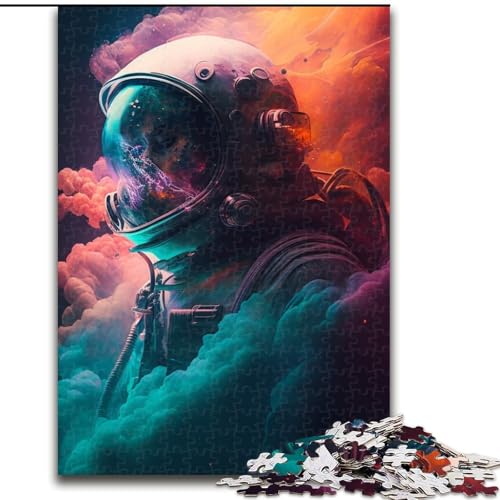 Puzzle 1000 Teile für Erwachsene, Astronautennebel-Puzzle, Denkspiel für Teenager, Familienspieleabend (Größe 26x38cm) von WGLINGX