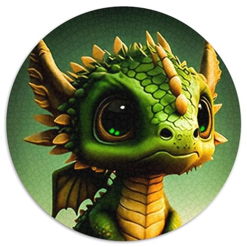 Puzzle 1000 Teile für Erwachsene, Baby-Drache, Puzzle, Spielzeug, Geschenk, pädagogisches, intellektuelles, entspannendes Familienspiel (67,5x67,5cm) von WGLINGX