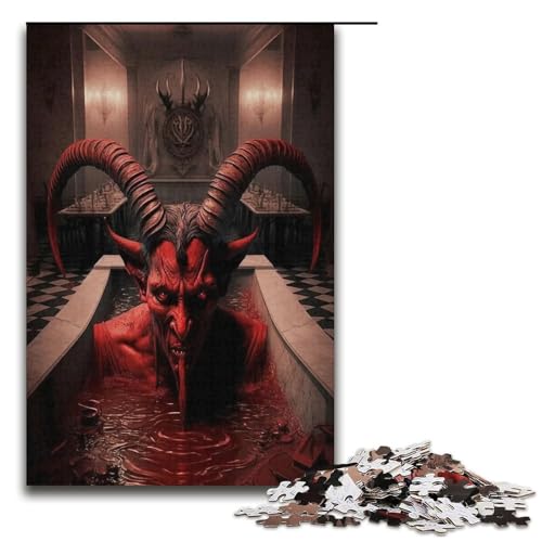 Puzzle 1000 Teile für Erwachsene, Badezeit-Puzzle für Teenager ab 14 Jahren, 38 x 26 cm von WGLINGX