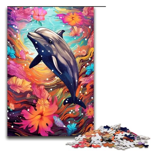 Puzzle 1000 Teile für Erwachsene, Blauwal-Puzzle für Jugendliche ab 14 Jahren, 50 x 75 cm von WGLINGX