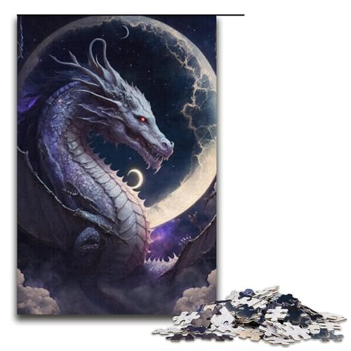 Puzzle 1000 Teile für Erwachsene, Brave Dragon, Puzzle für Jugendliche ab 14 Jahren, 38 x 26 cm von WGLINGX