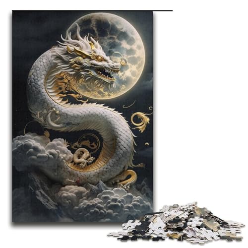 Puzzle 1000 Teile für Erwachsene, Brave Dragon, Puzzle für Jugendliche ab 14 Jahren, 38 x 26 cm von WGLINGX