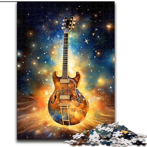 Puzzle 1000 Teile für Erwachsene, Bunte Star-Gitarren-Puzzles für Erwachsene, für Teenager und Familienspaß, (Größe 26x38cm) von WGLINGX