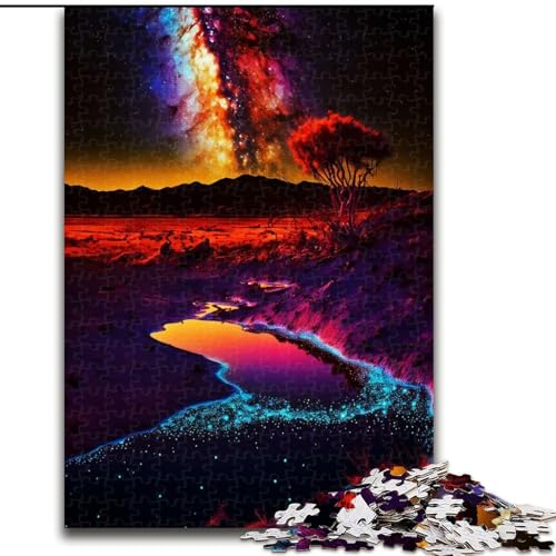 Puzzle 1000 Teile für Erwachsene, Bunte Wüste, 1000-teiliges Puzzle, Spielzeug, Geschenk, pädagogisches intellektuelles Dekomprimierungsspaß, Familienspiel, Größe 26x38cm Puzzle 1000 Teile für Erwachsene, Bunte Wüste, 1000-teiliges Puzzle, Spielzeug, Geschenk, pädagogisches intellektuelles Dekomprimierungsspaß, Familienspiel, Größe 26x38cm von WGLINGX