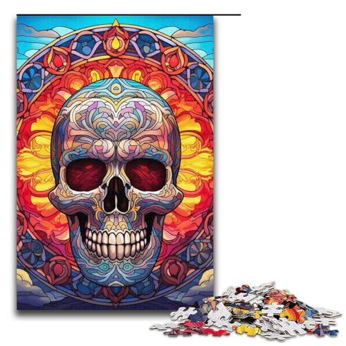 Puzzle 1000 Teile für Erwachsene, Buntglas-Faultier-Puzzle, Heimdekorationspuzzle, anspruchsvolles Spiel und Familienspiel, 14,96 x 10,24 Zoll Puzzle 1000 Teile für Erwachsene, Buntglas-Faultier-Puzzle, Heimdekorationspuzzle, anspruchsvolles Spiel und Familienspiel, 14,96 x 10,24 Zoll von WGLINGX