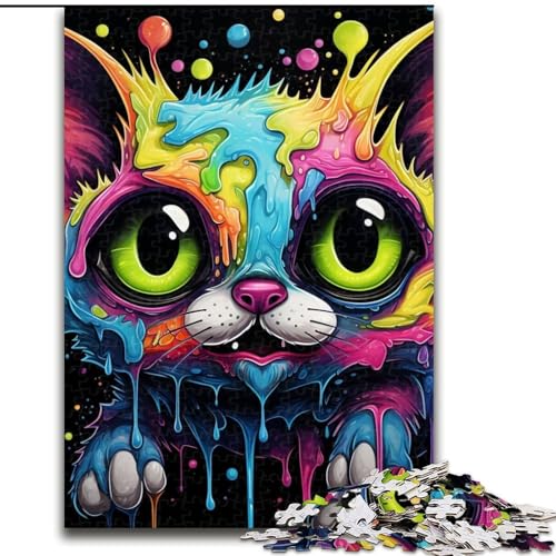 Puzzle 1000 Teile für Erwachsene, Cartoon-Monster, 1000-teiliges Puzzle, Aktivität für Erwachsene und die ganze Familie, DIY-Geschenk zur Heimdekoration (Größe 26x38cm) von WGLINGX