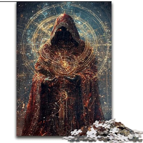 Puzzle 1000 Teile für Erwachsene, Dämonenritter-Puzzle für Erwachsene, interaktives Familienspiel, geeignet für Kinder ab 14 Jahren (Größe 26x38cm) von WGLINGX