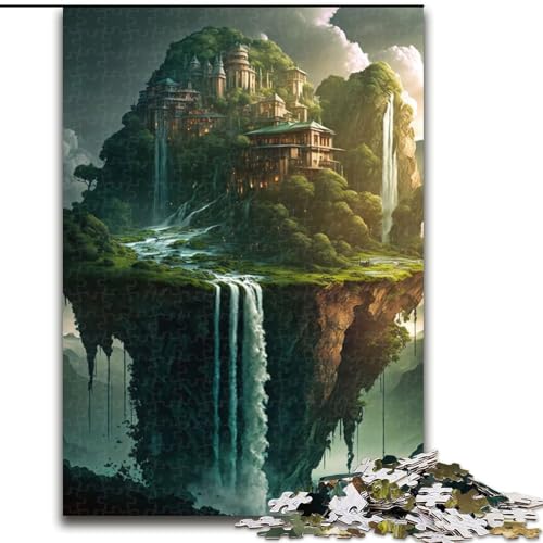Puzzle 1000 Teile für Erwachsene, Die Akropolis, Holzpuzzle, interaktives Familienspiel, Denksportaufgabe, Geschenk, Lernspielzeug (Größe 26x38cm) von WGLINGX