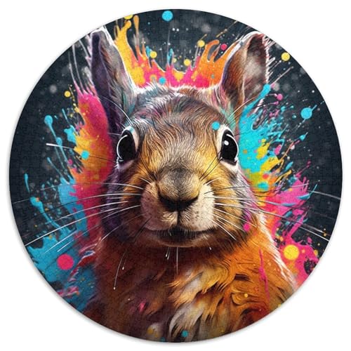 Puzzle 1000 Teile für Erwachsene, Eichhörnchen-Puzzle für Erwachsene, Kunstwerk-Dekor, Intelligenzspielzeug für Familien-Indoor-Spiele 67,5 x 67,5 cm Puzzle 1000 Teile für Erwachsene, Eichhörnchen-Puzzle für Erwachsene, Kunstwerk-Dekor, Intelligenzspielzeug für Familien-Indoor-Spiele 67,5 x 67,5 cm von WGLINGX