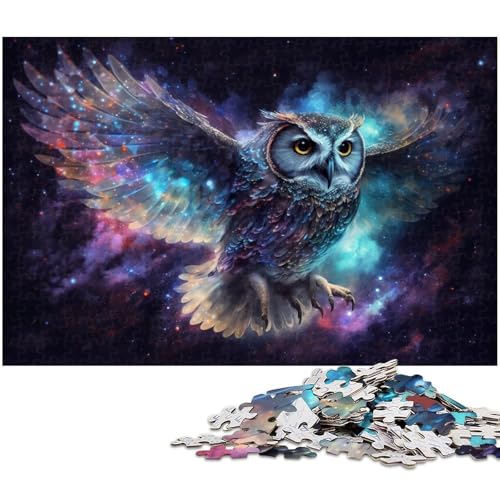 Puzzle 1000 Teile für Erwachsene, Eulennebel-Cartoon-Puzzle für Teenager ab 14 Jahren (Größe 50 x 75 cm) von WGLINGX
